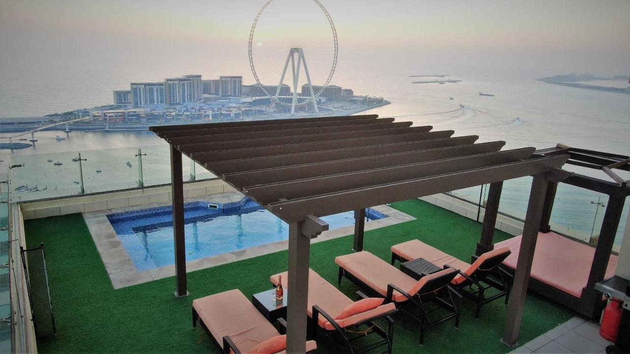 Jbr Penthouse With Terrace Pool Apartment Dubai Exterior foto